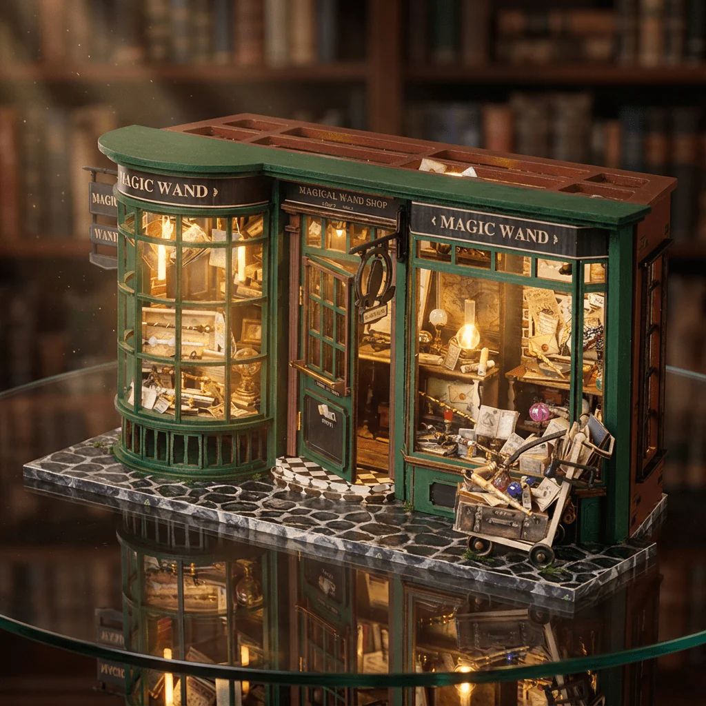 Den Hemliga Trollstavsbutiken — 3D Miniatyrbyggsats