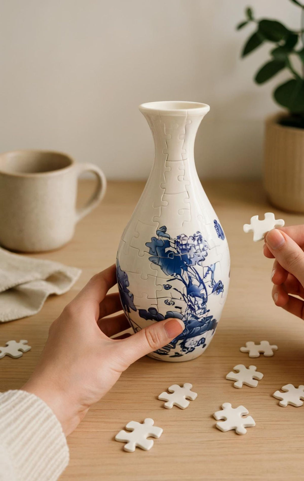 Designvas i 3D-pussel — Bygg din egen designvas