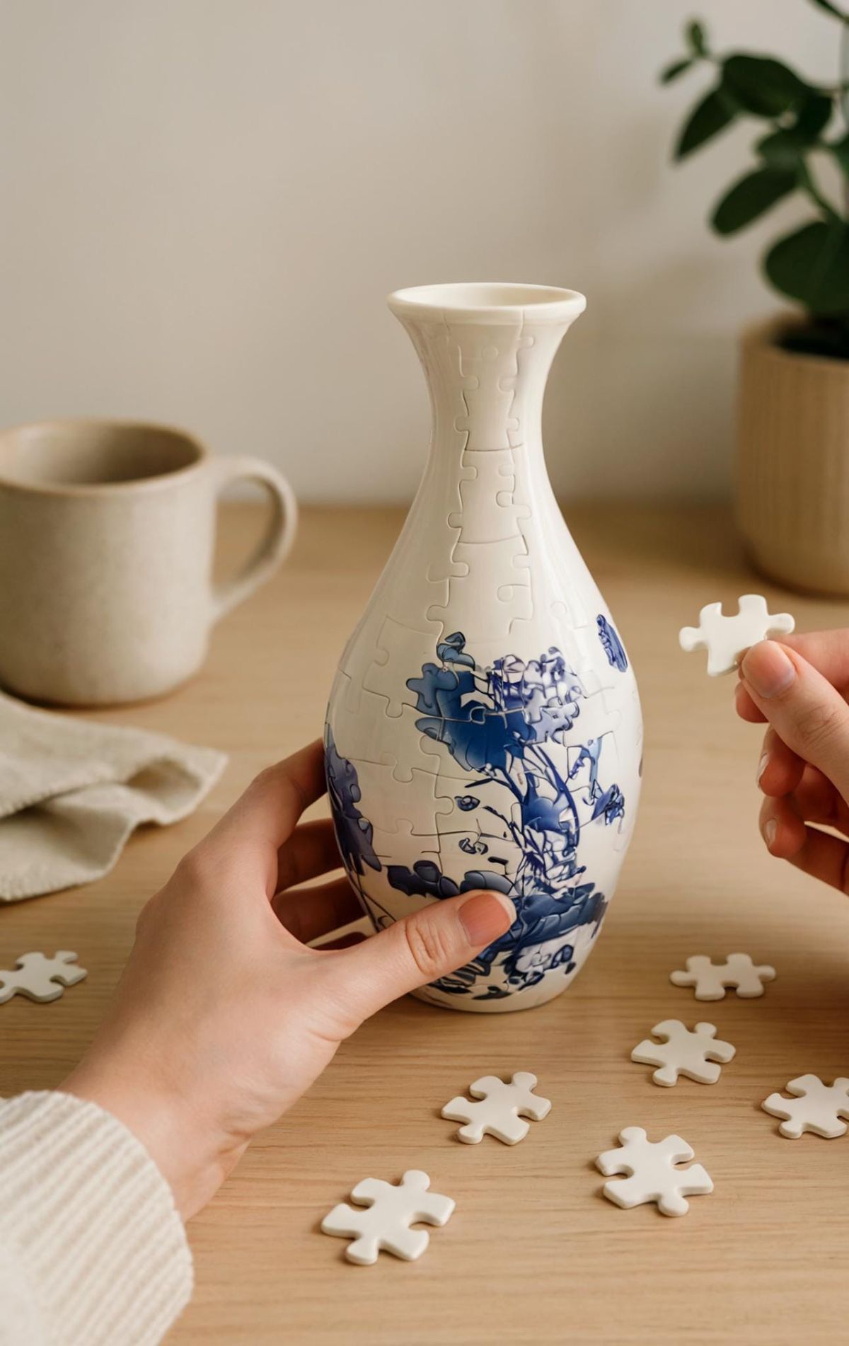 Designvas i 3D-pussel — Bygg din egen designvas