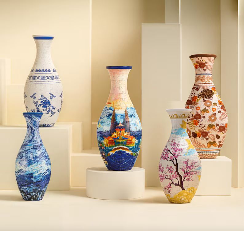 Designvas i 3D-pussel — Bygg din egen designvas