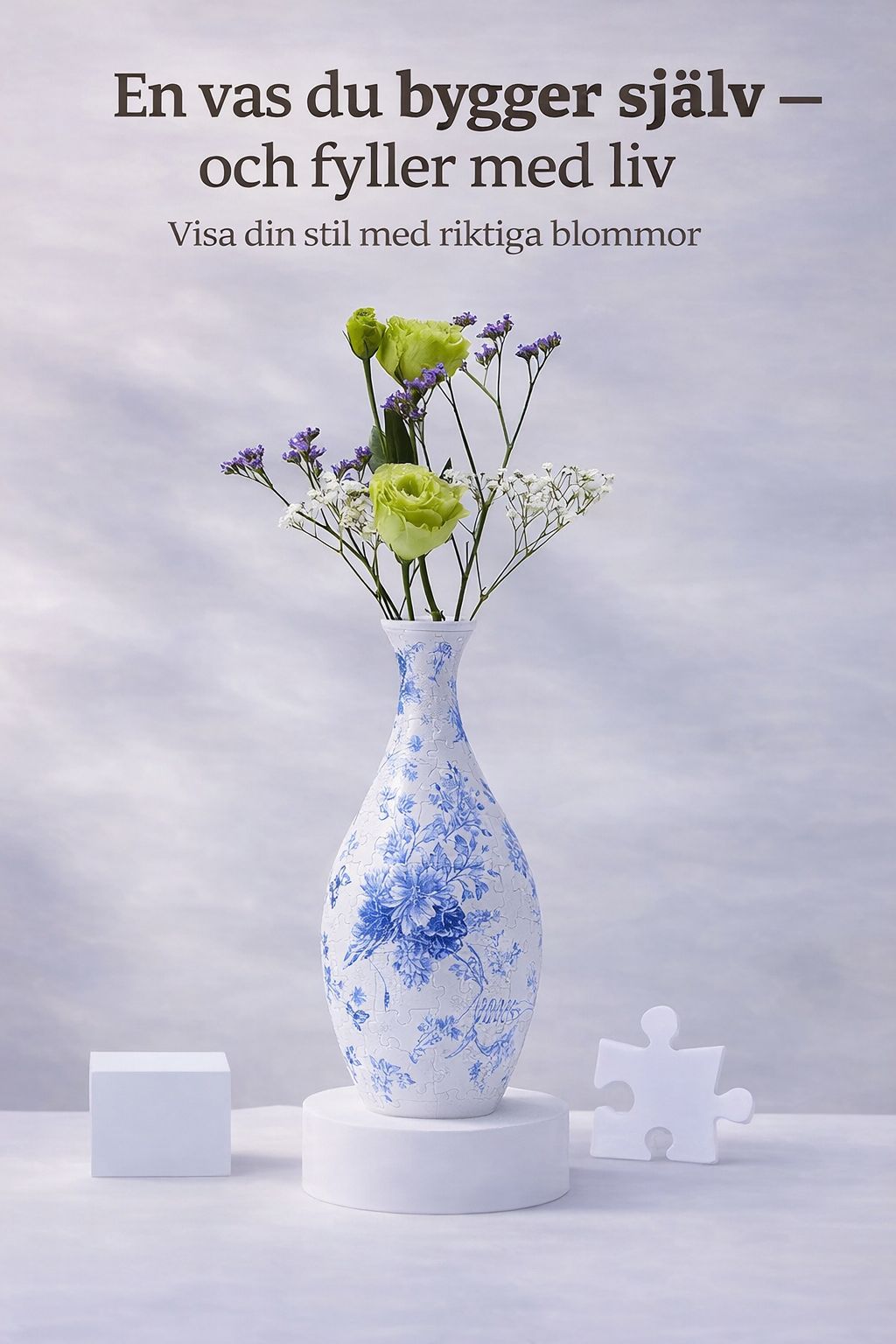 Designvas i 3D-pussel — Bygg din egen designvas